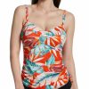 Fantasie * | Excellent Fantasie Bamboo Grove Twist Front Tankini Swim Top Fs1654 Jet