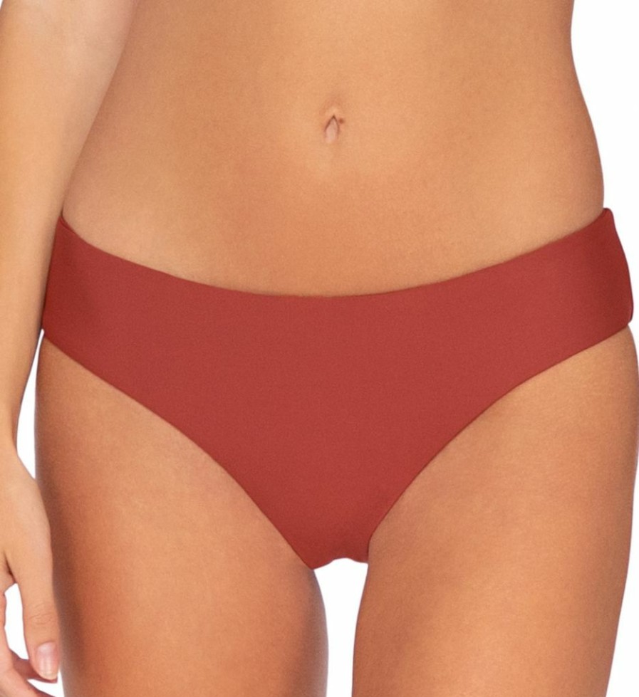 Swim Systems * | Shop New Swim Systems Canyon Clay Hazel Hipster Swim Bottom B310Cc Canyonclay