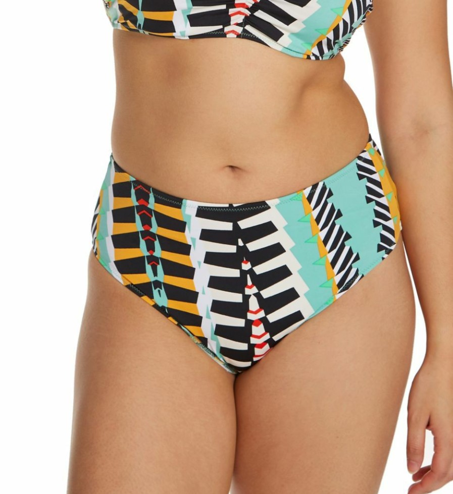 Freya * | 100% Guarantee Freya Bassline High Waist Brief Swim Bottom As7056 Multi