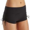 Swimwear * | Excellent Anita Mix & Match Nora Adjustable Short Swim Bottom 8896 Black