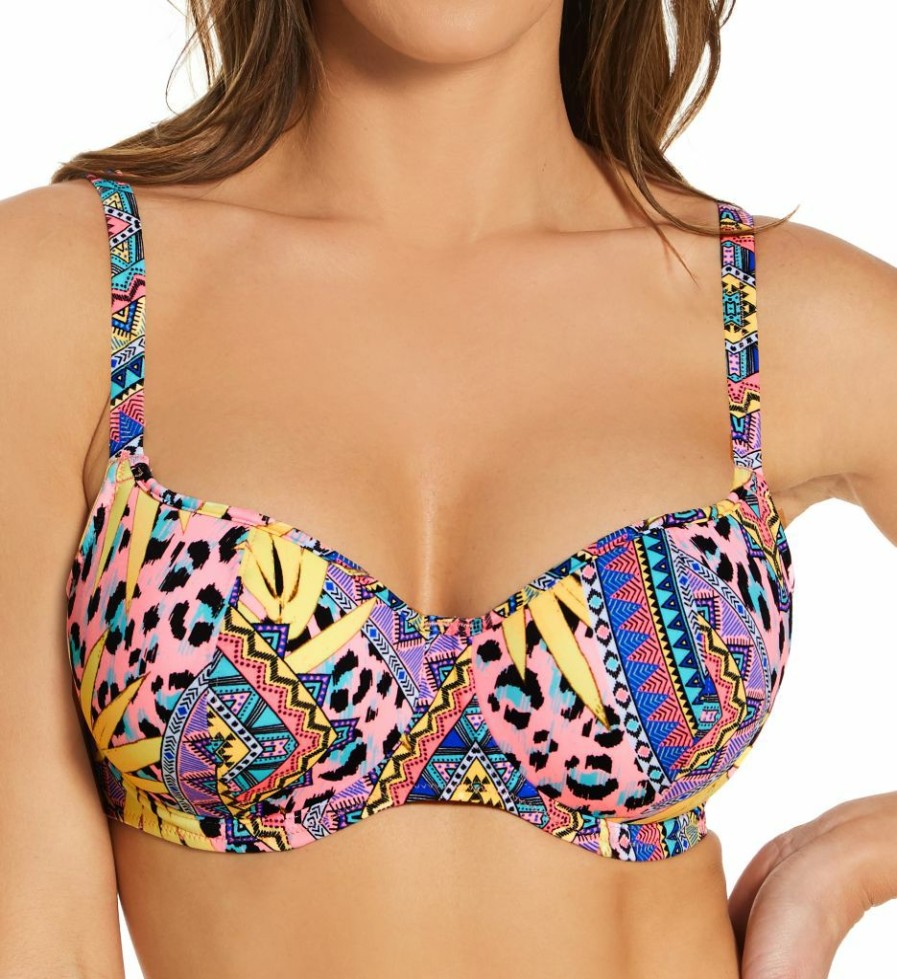 Freya * | Flash Sale Freya Cala Fiesta Underwire Sweetheart Bikini Swim Top As0903 Multi