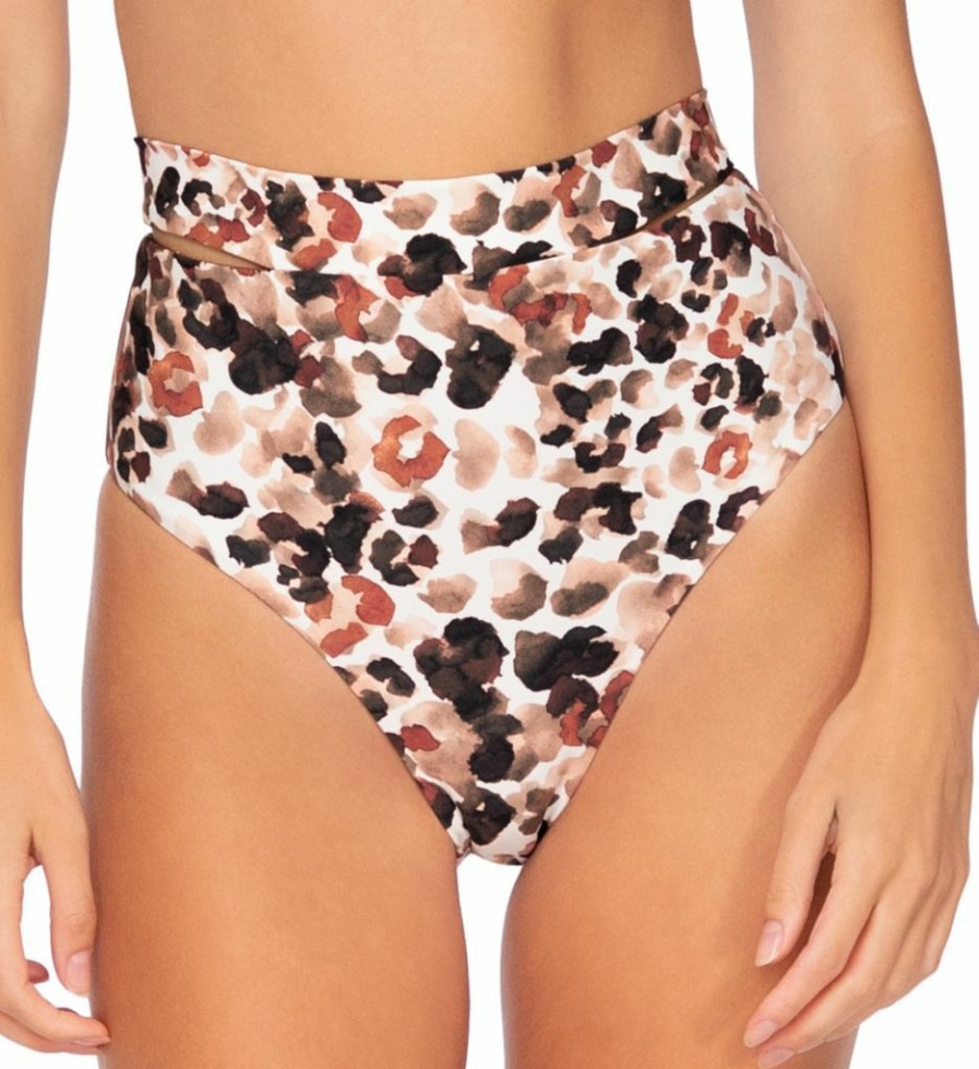 Swim Systems * | Best Sale Swim Systems Cora Tie Back Swim Bottom B375Sr Serengeti