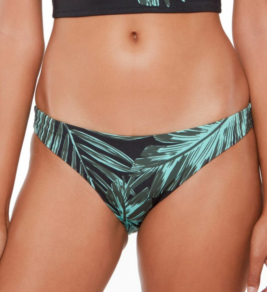 Swimwear * | Discount Sanctuary Palmetto Paradise Cinch Back Hipster Swim Bottom Pp21503 Springbud