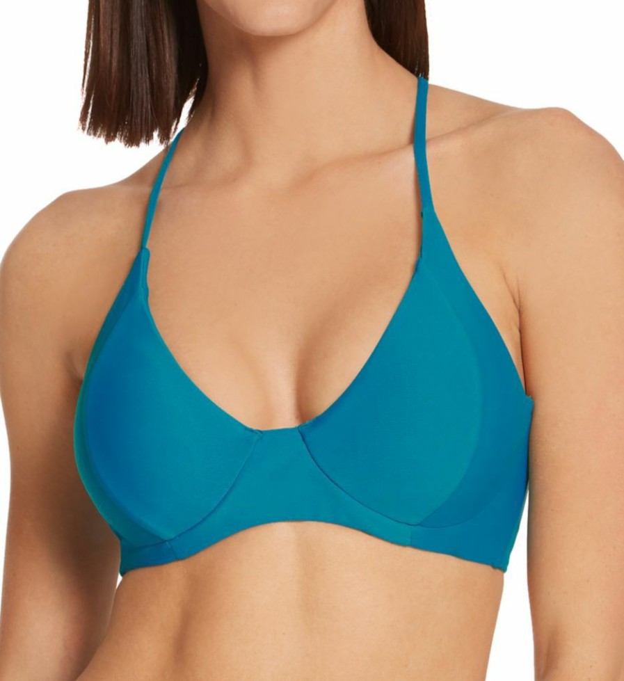 Swim Systems * | Special Swim Systems Pacific Blue Maya Underwire Swim Top T516Pb Pacificblue