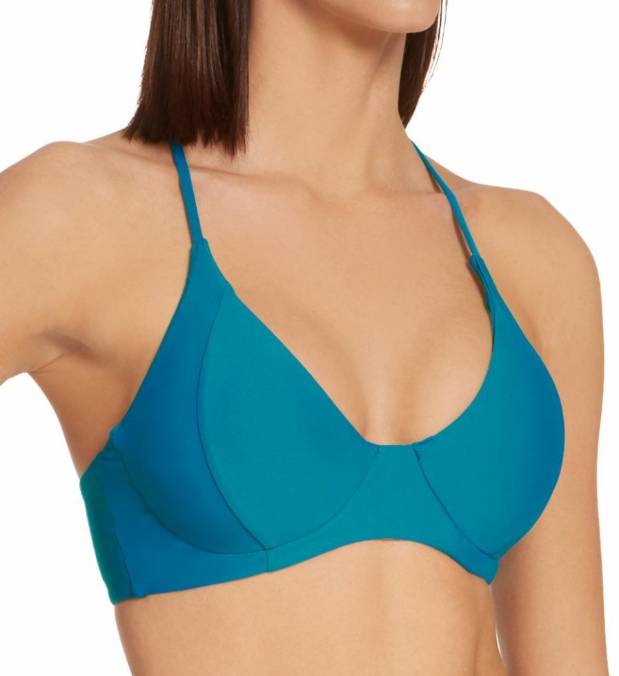 Swim Systems * | Special Swim Systems Pacific Blue Maya Underwire Swim Top T516Pb Pacificblue