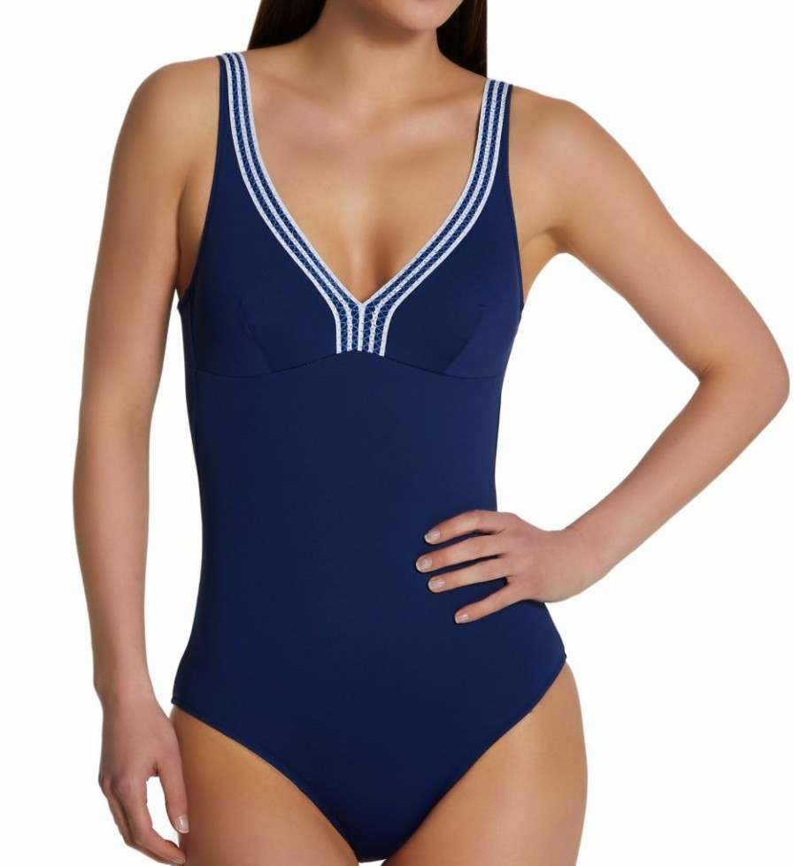 Swimwear * | Sales Lise Charmel L'Ecocherie Non-Wire One Piece Swimsuit Fbb9204 Rtilloantigel