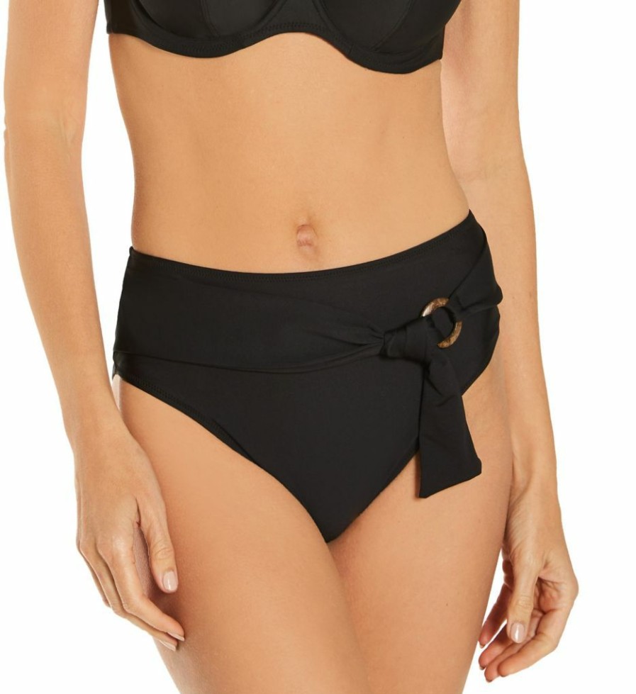 Freya * | Discount Freya Coco Wave High Waist/Leg Swim Bottom As7005 Black