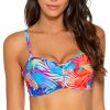 Sunsets * | Flash Sale Sunsets Iconic Twist Bandeau Swim Top 55Cp Copacabana