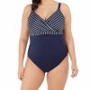 Swimwear * | Sales Elomi Plain Sailing One Piece Swimsuit Es7270 Midnightstripe