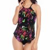 Swimwear * | Discount Magicsuit Neon Nature Jill One Piece Swimsuit 6010524 Blackmulti