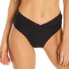 Swim Systems * | Special Swim Systems Jade V-Front Swim Bottom B374B Black