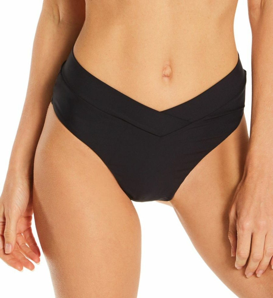 Swim Systems * | Special Swim Systems Jade V-Front Swim Bottom B374B Black