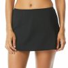 Swimwear * | Reliable Quality Coco Reef Classic Solids Skirted Brief Swim Bottom U95745 Black