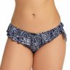 Swimwear * | Fashionable Pour Moi Hot Spots Frill Brief Swim Bottom 3903 Navy/Scandi