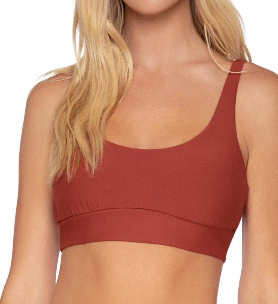 Swim Systems * | Online Discount Swim Systems Canyon Clay Teagan Tank Swim Top T532Cc Canyonclay