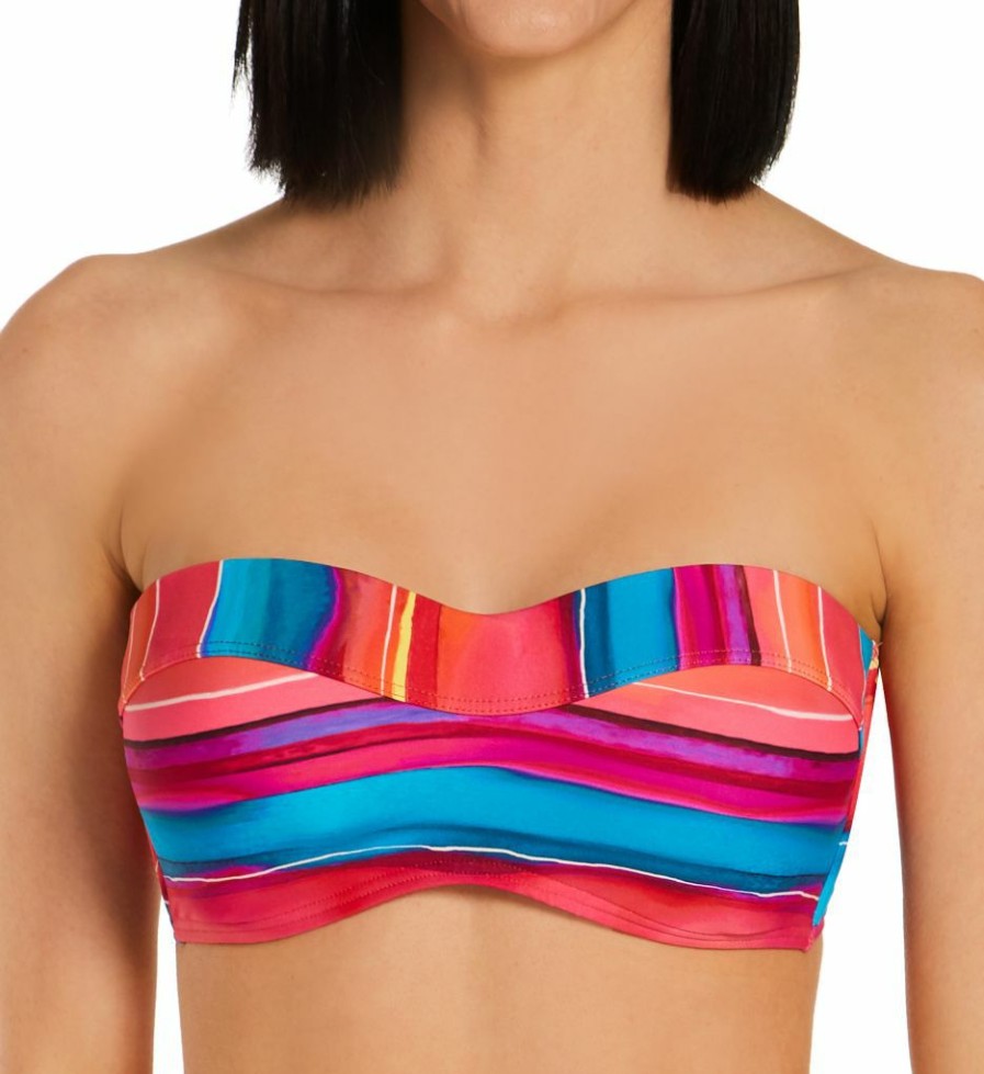 Swim Systems * | Exclusive Swim Systems Mojave Mirage Bridget Bandeau Swim Top T525Mm Mojavemirage