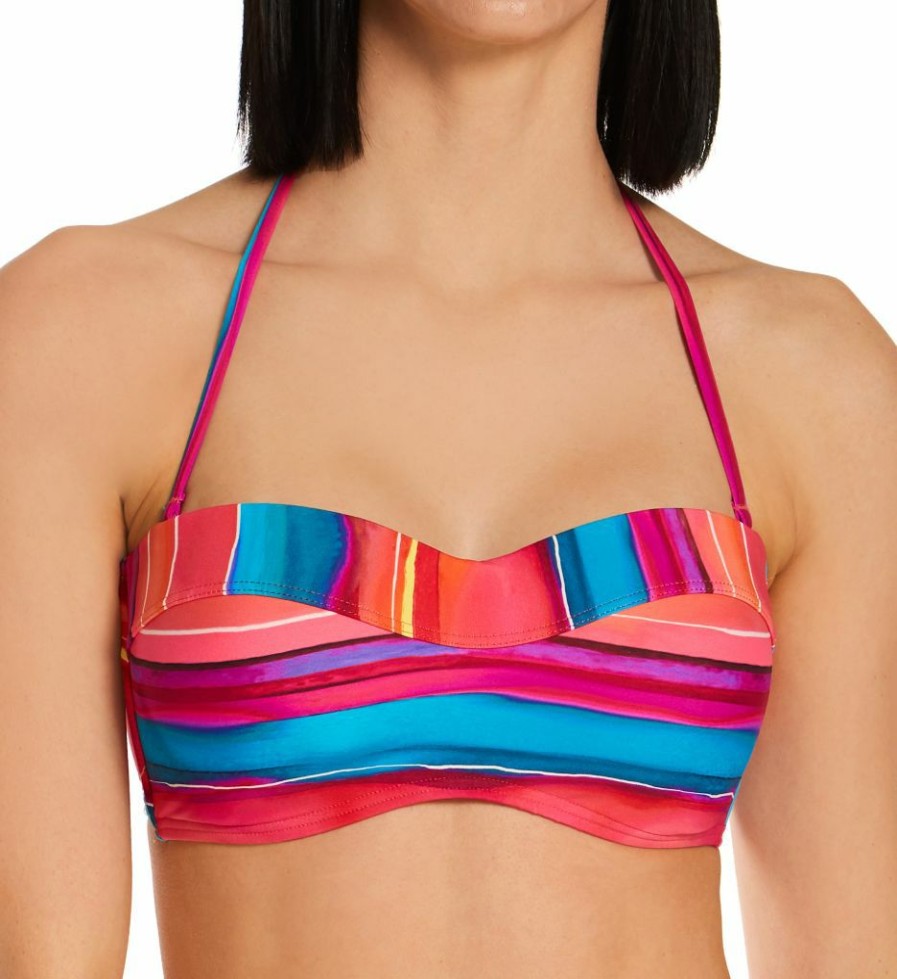 Swim Systems * | Exclusive Swim Systems Mojave Mirage Bridget Bandeau Swim Top T525Mm Mojavemirage