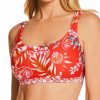 Swimwear * | Discount Pour Moi Horizon Underwire Cami Swim Top 18401 Red/White