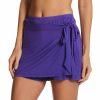 Swimwear * | Wholesale Lise Charmel La Chiquissima Skort Swim Cover-Up Esb0614 Merpurple