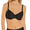 Freya * | Flash Sale Freya Coco Wave Underwire Plunge Bikini Swim Top As7000 Black