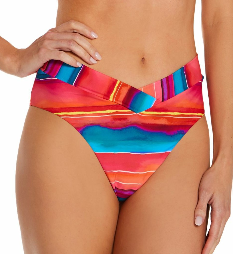 Swim Systems * | New Swim Systems Mojave Mirage Jade V-Front Swim Bottom B374Mm Mojavemirage