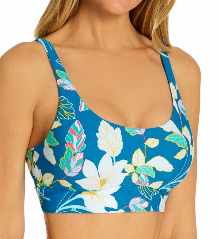 Swim Systems * | Online Discount Swim Systems Beach Botanicals Teagan Tank Swim Top T532Bb Beachbotanicals