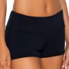 Sunsets * | Flash Sale Sunsets Solid Seascape Swim Short 35A Black